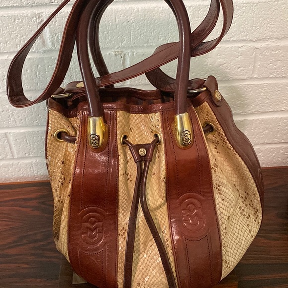 Marino Orlandi Leather Hobo Crossbody